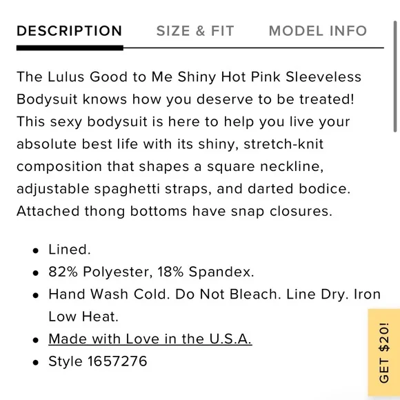 Lulus bodysuit - Picture 8 of 11